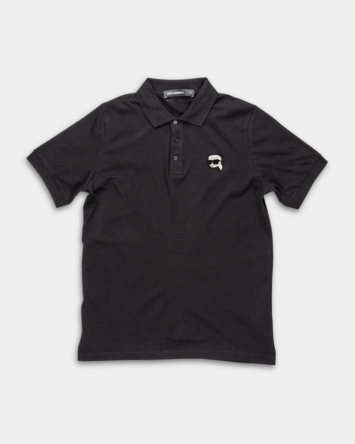 (Core) Karl Lagerfeld Men's Polo Black