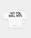 Hydraulics Men's Not For Small Boys Super Oversized T Shirt White