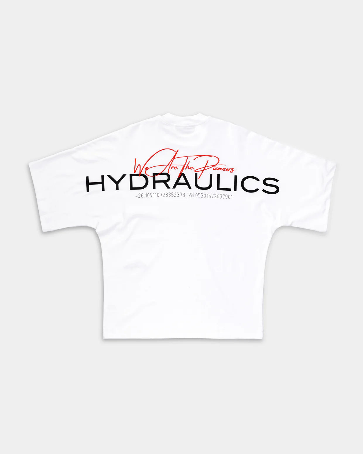Hydraulics Men's We Are The Pioneers Co-ordinates Super Oversized T Shirt White