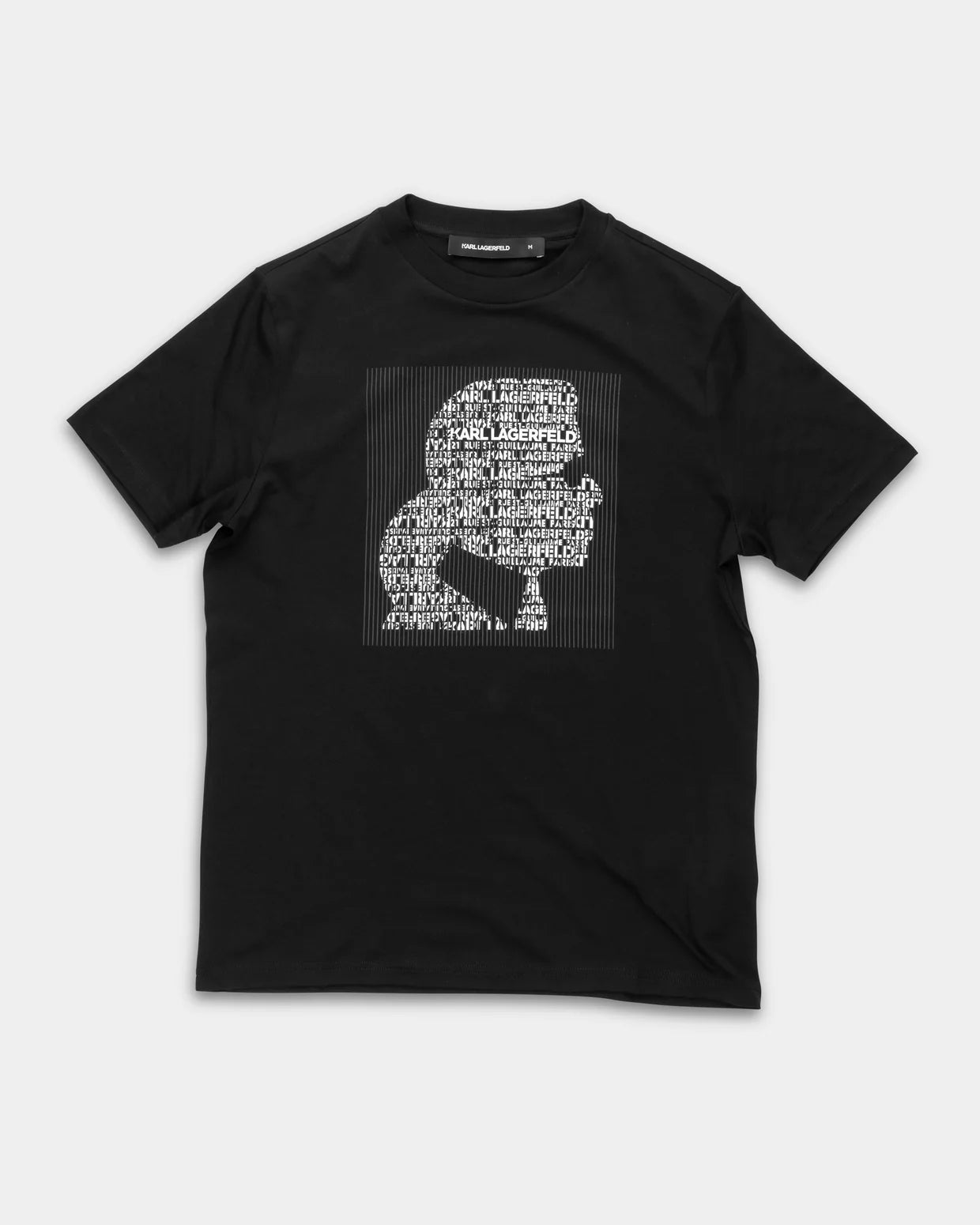 Karl Lagerfeld Men's T Shirt Crewneck Black