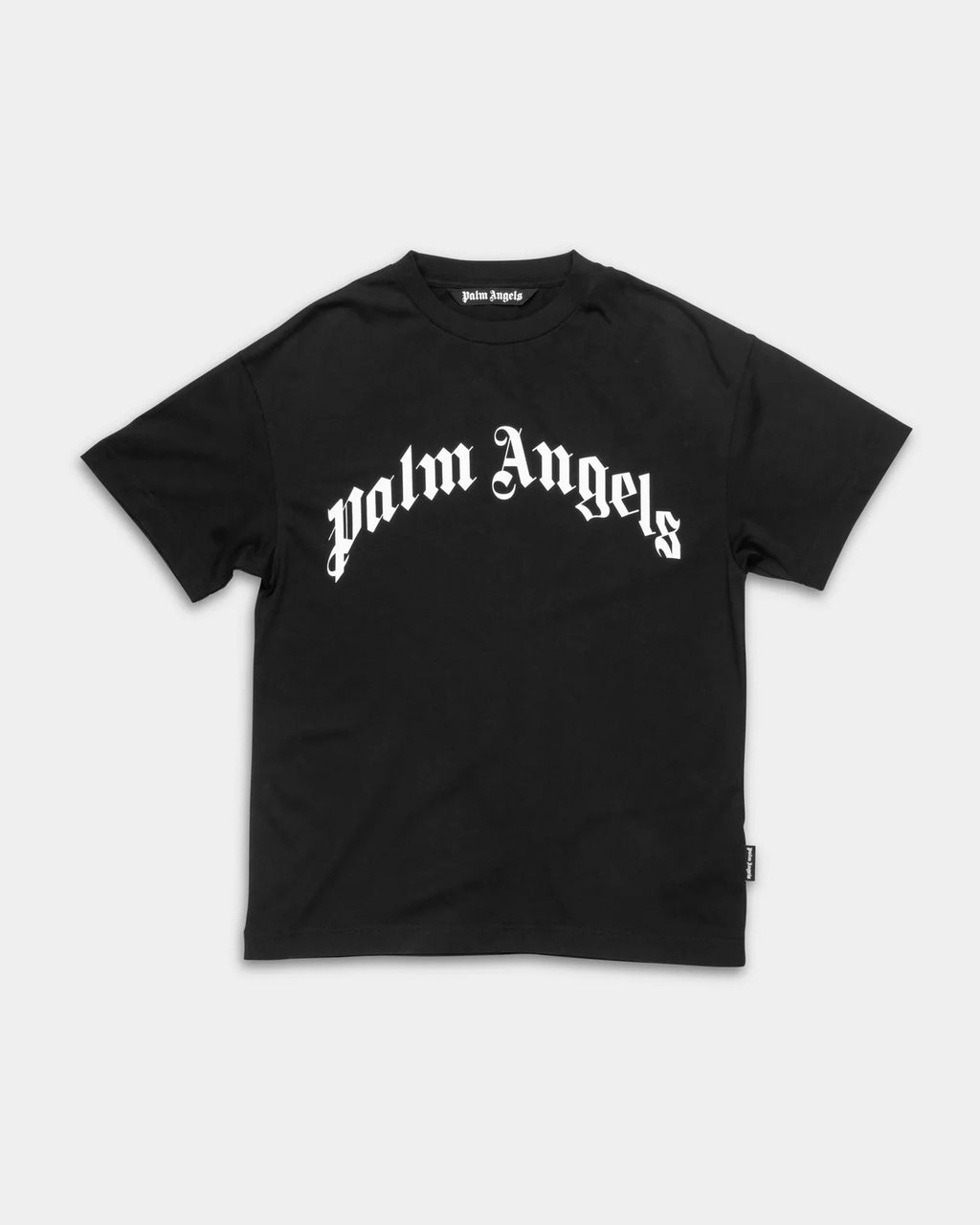 Palm Angels Men's Curved Logo Regular Tee