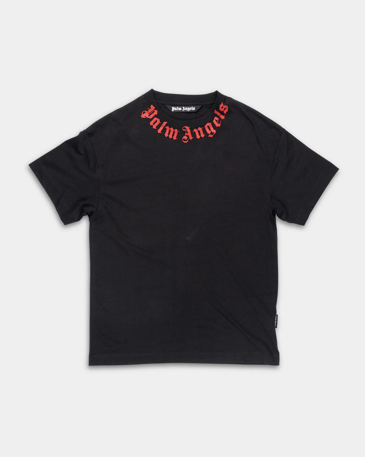 (Core) Palm Angels Men's Neck Logo Regular Tee