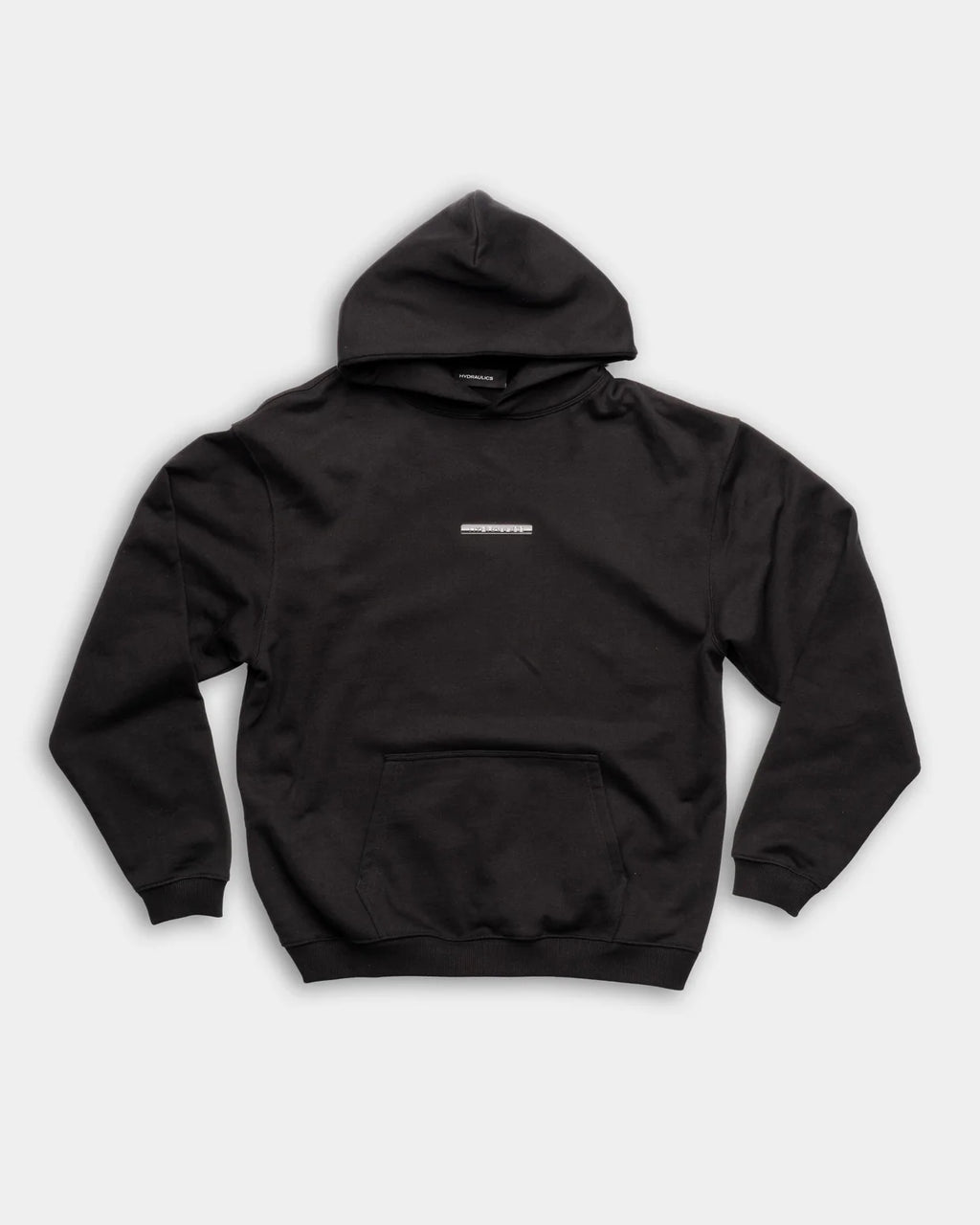 Hydraulics Steel Badge Hoodie Black