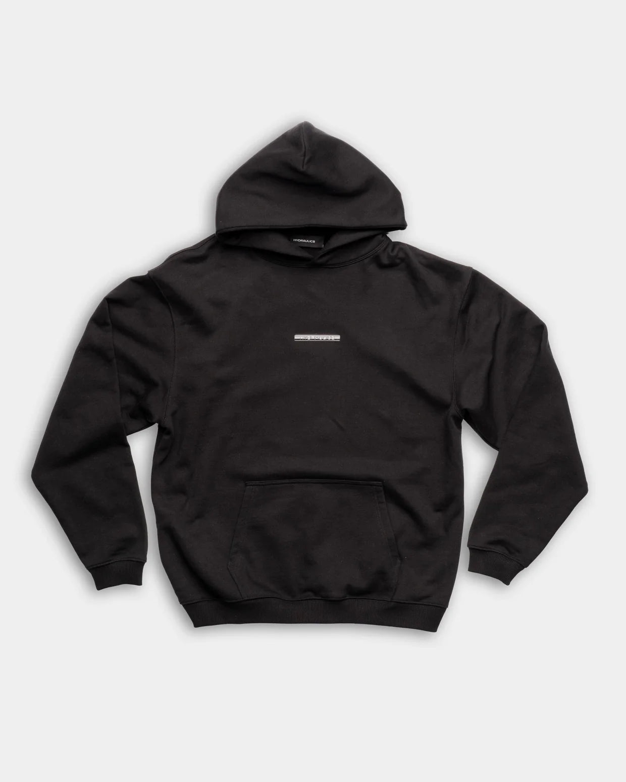 Hydraulics Steel Badge Hoodie Black