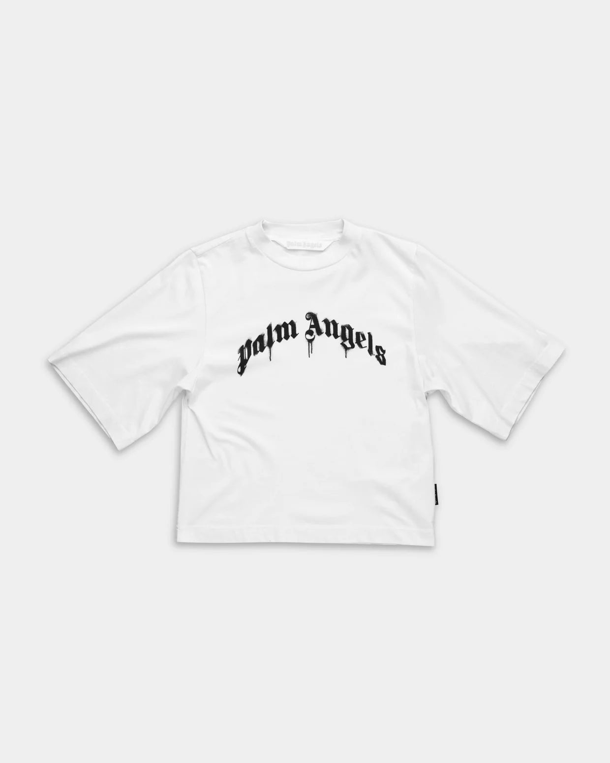 (Core) Palm Angels Ladies Curved Logo Boxy Tee