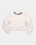 (Core) Palm Angels Ladies Neck Logo Fitted Crew