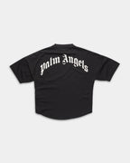 (Core) Palm Angels Ladies Curved Logo Over Tee