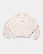 Palm Angels Ladies Curved Logo Loose Crop Crew