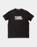 (Core) Karl Lagerfeld Mens Crewneck T Shirt Black