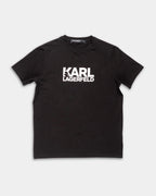 (Core) Karl Lagerfeld Mens Crewneck T Shirt Black