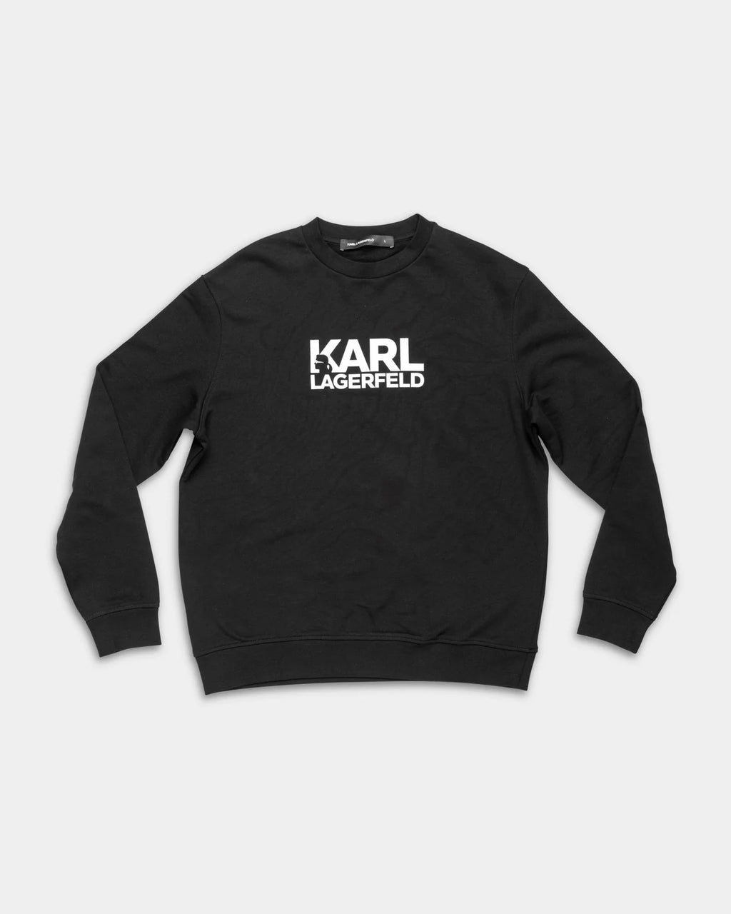 (Core) Karl Lagerfeld Mens Crewneck Sweater Black
