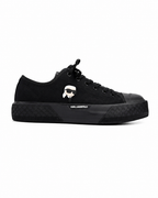 Karl Lagerfeld Men's Kampus Max NFT Lo Cnv Black Canvas Mono