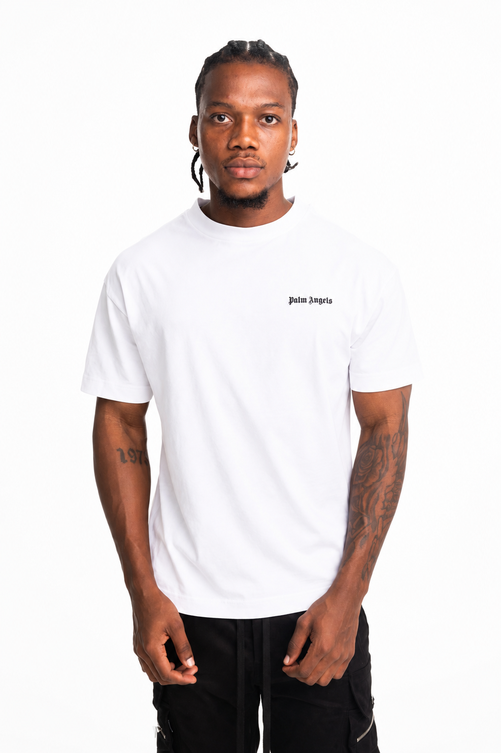 (Core) Palm Angels Men's BWN Classic Logo Tripack Tee