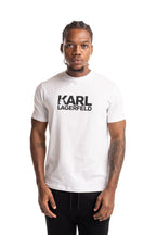 (Core) Karl Lagerfeld Mens Crewneck T Shirt White