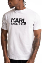 (Core) Karl Lagerfeld Mens Crewneck T Shirt White