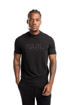 Karl Lagerfeld Mens Crewneck T Shirt Black