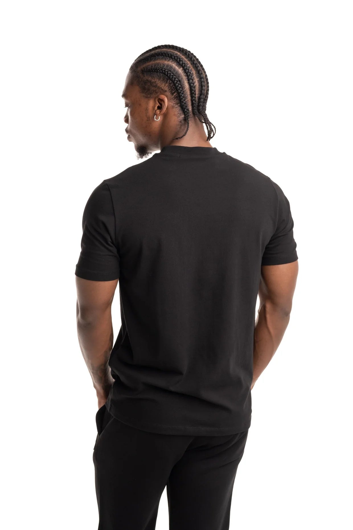 Karl Lagerfeld Mens Crewneck T Shirt Black