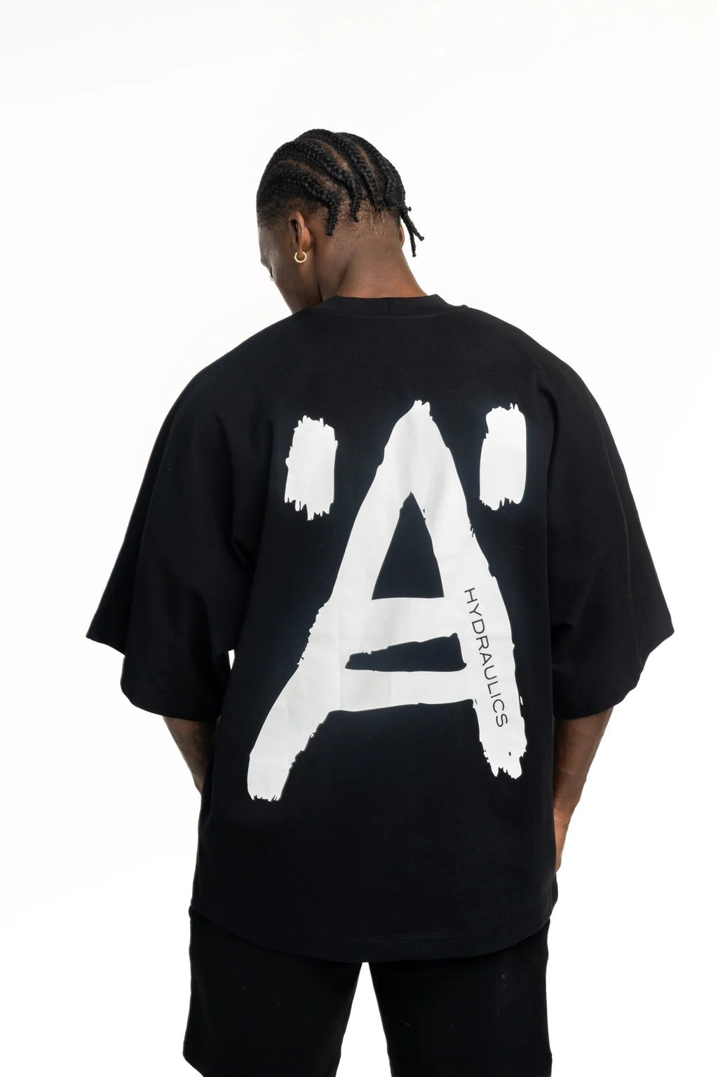 Hydraulics x Anywhere In Your City Super Oversized Tee Black