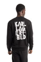 Karl Lagerfeld Mens Sweat Crewneck Black