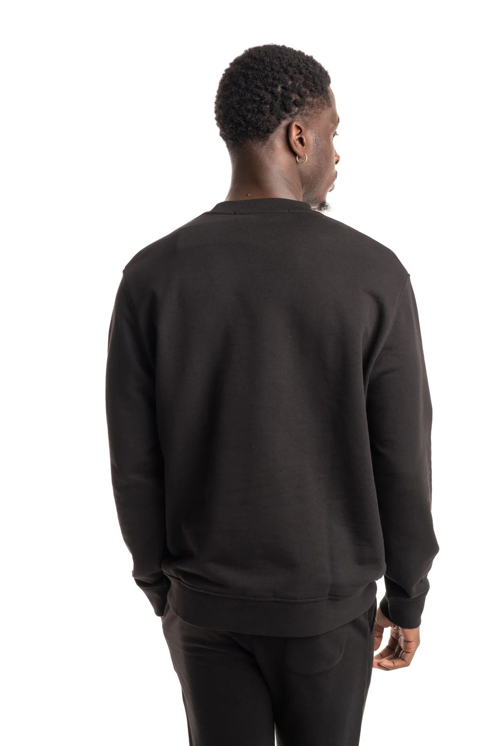 (Core) Karl Lagerfeld Mens Crewneck Sweater Black