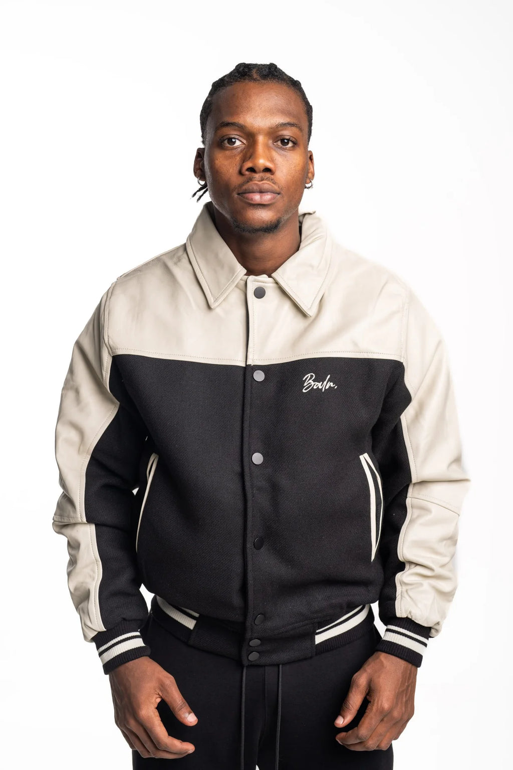BALR Men's Phil Leather Bomber Jacket