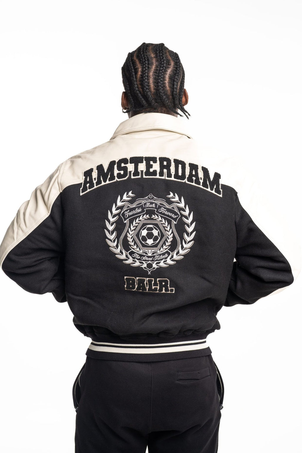 BALR Men's Phil Leather Bomber Jacket