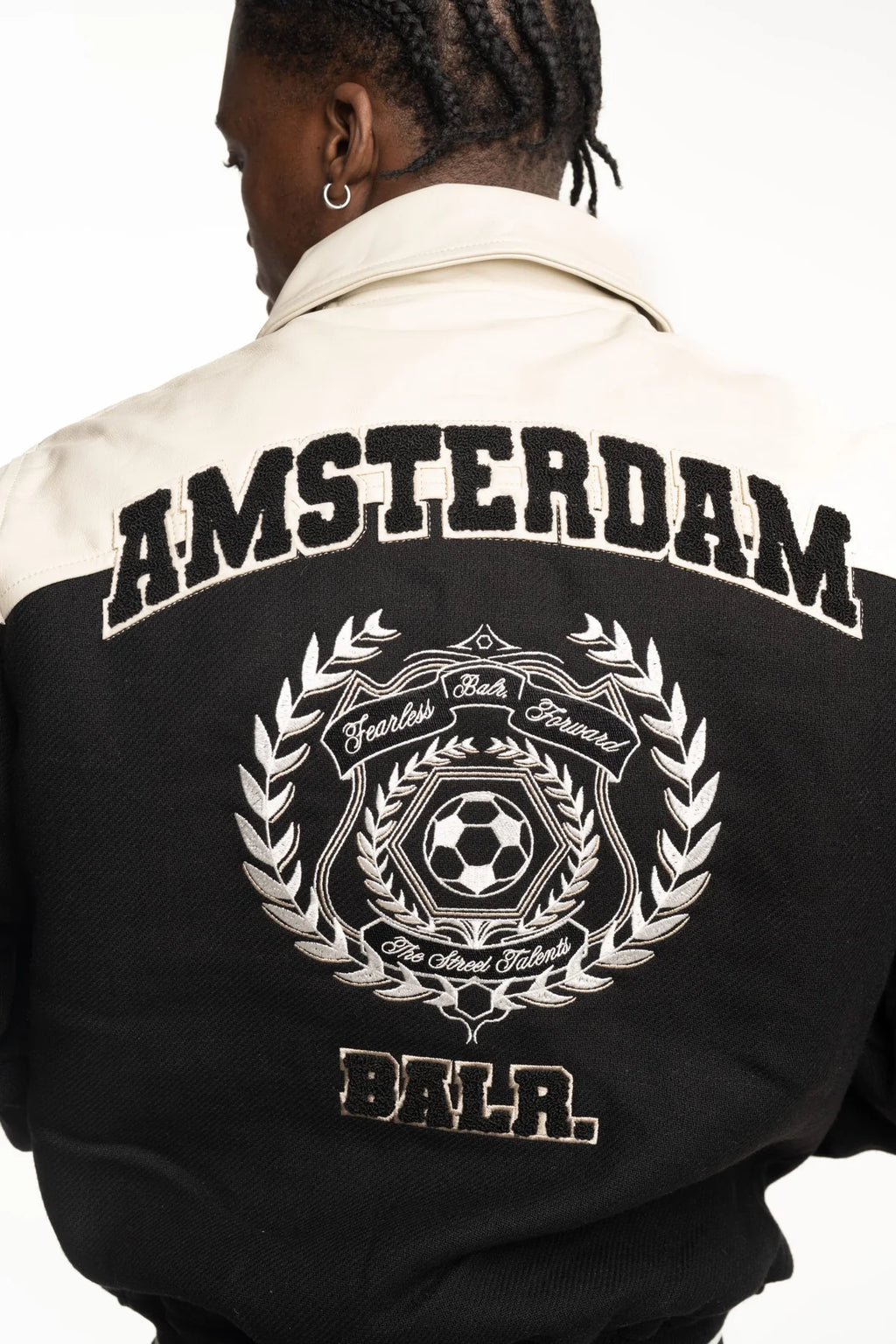 BALR Men's Phil Leather Bomber Jacket