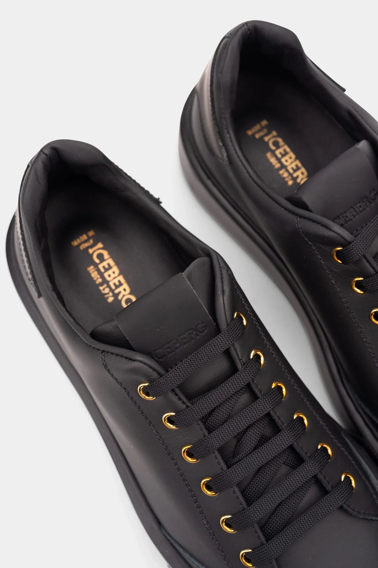 (Core) Iceberg Men's sneaker Comb Nero Logo IU163505