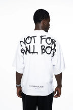 Hydraulics Men's Not For Small Boys Super Oversized T Shirt White