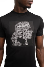 Karl Lagerfeld Men's T Shirt Crewneck Black