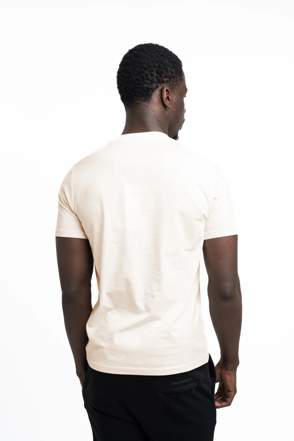 Karl Lagerfeld Men's T Shirt Crewneck Champagne