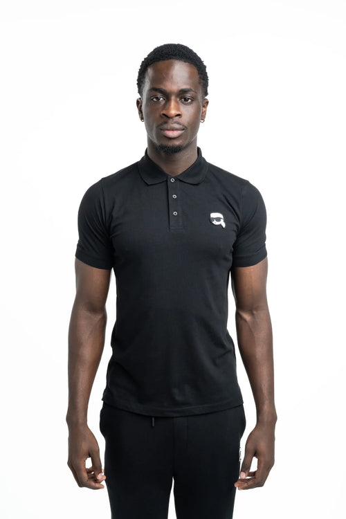 (Core) Karl Lagerfeld Men's Polo Black