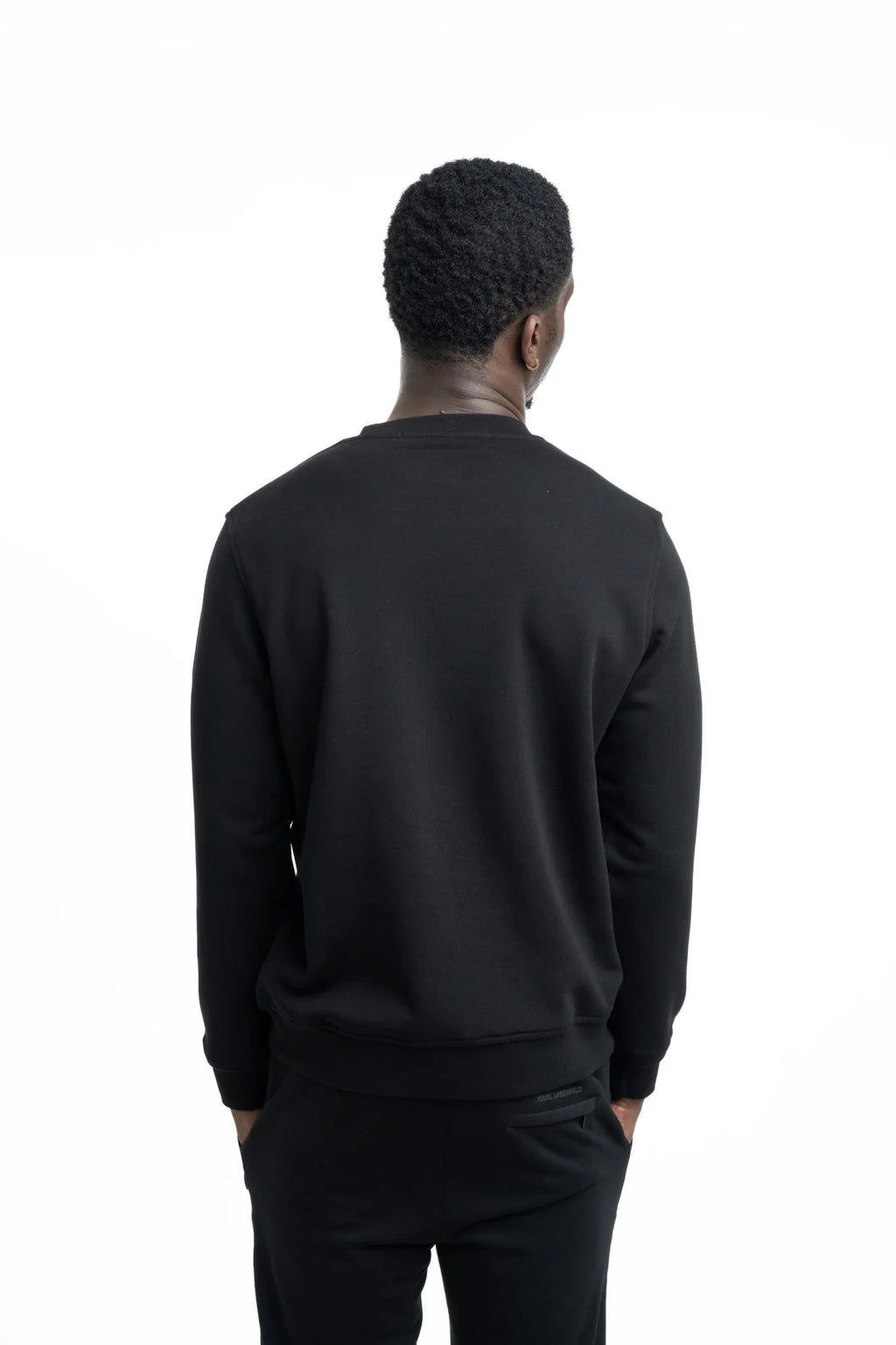 (Core) Karl Lagerfeld Men's Sweat Crewneck Black