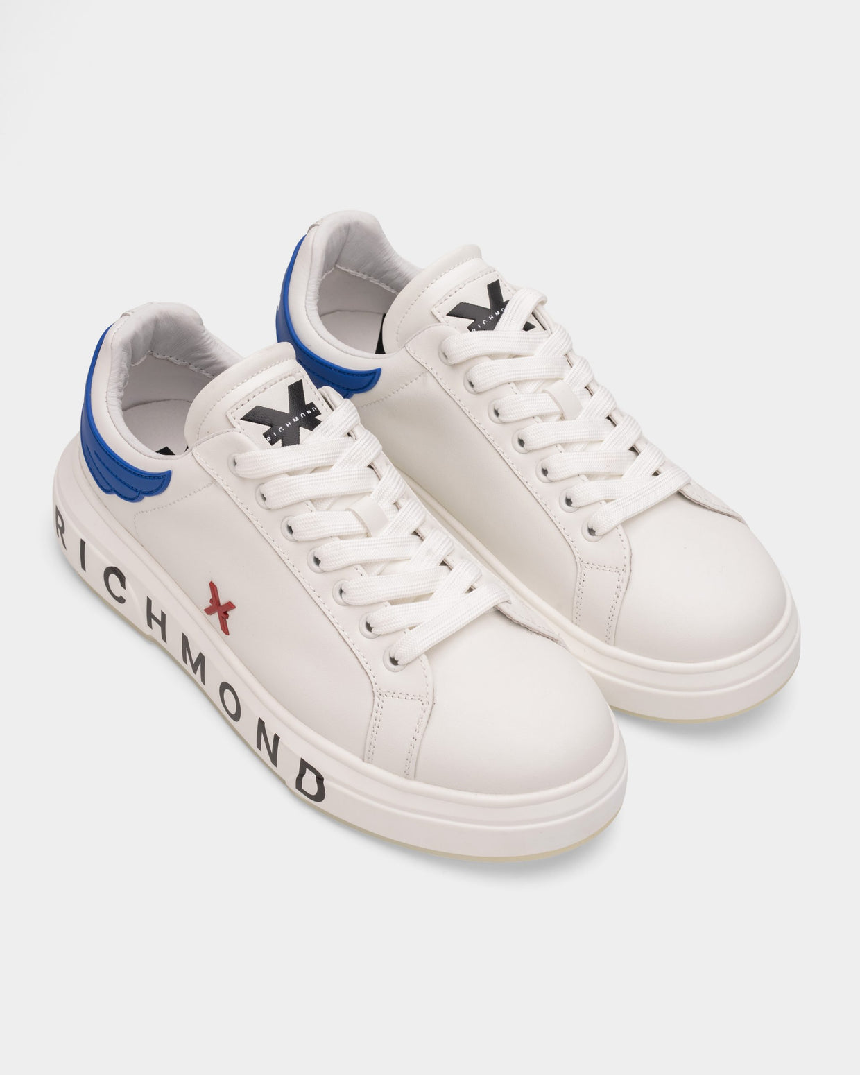 (Core) John Richmond Men's Shoes Leather White/Bluette