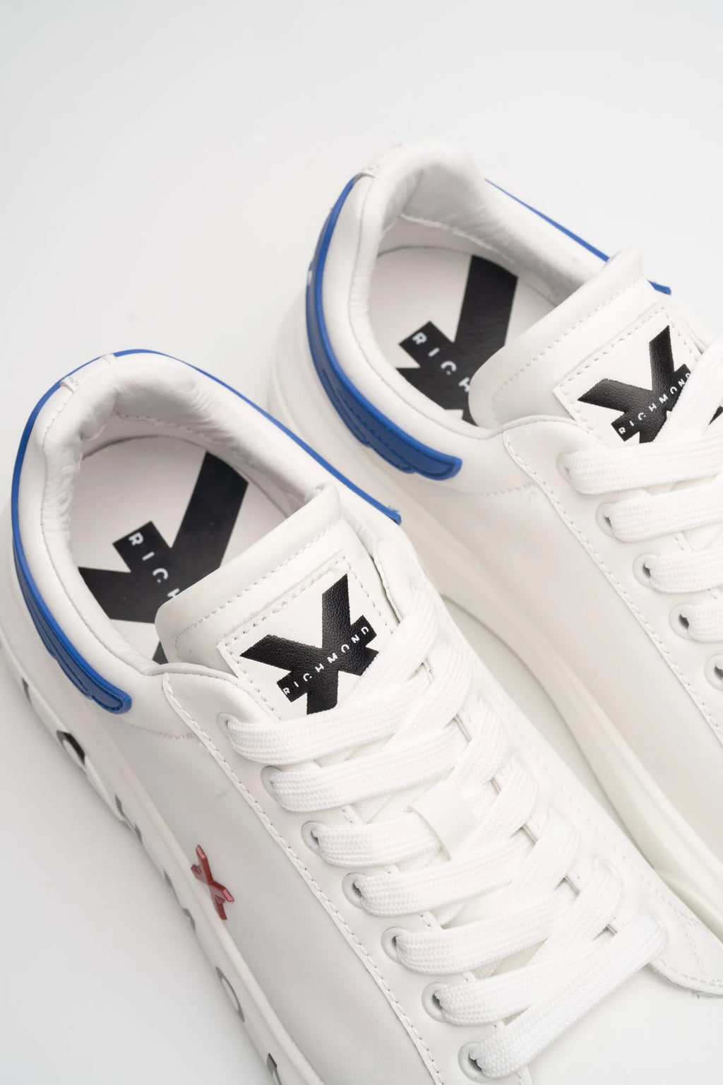 (Core) John Richmond Men's Shoes Leather White/Bluette