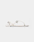 Karl Lagerfeld Ladies Jelly NFT Graffiti Sling White Rubber w/Black