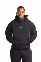 Hydraulics Steel Badge Hoodie Black