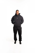 Hydraulics Steel Badge Hoodie Black