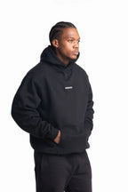 Hydraulics Steel Badge Hoodie Black