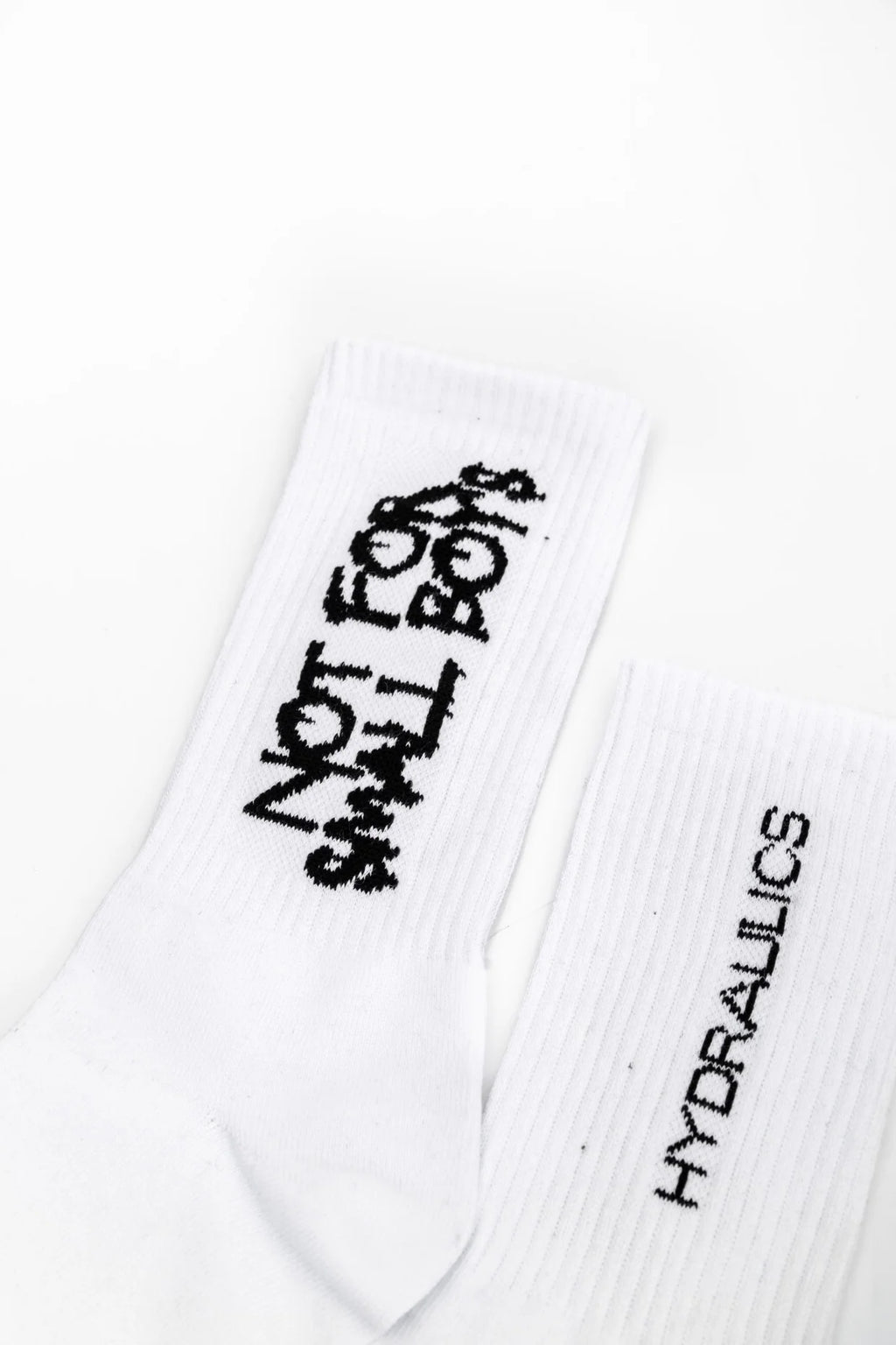 Hydraulics Not For Small Boys Men's Socks White