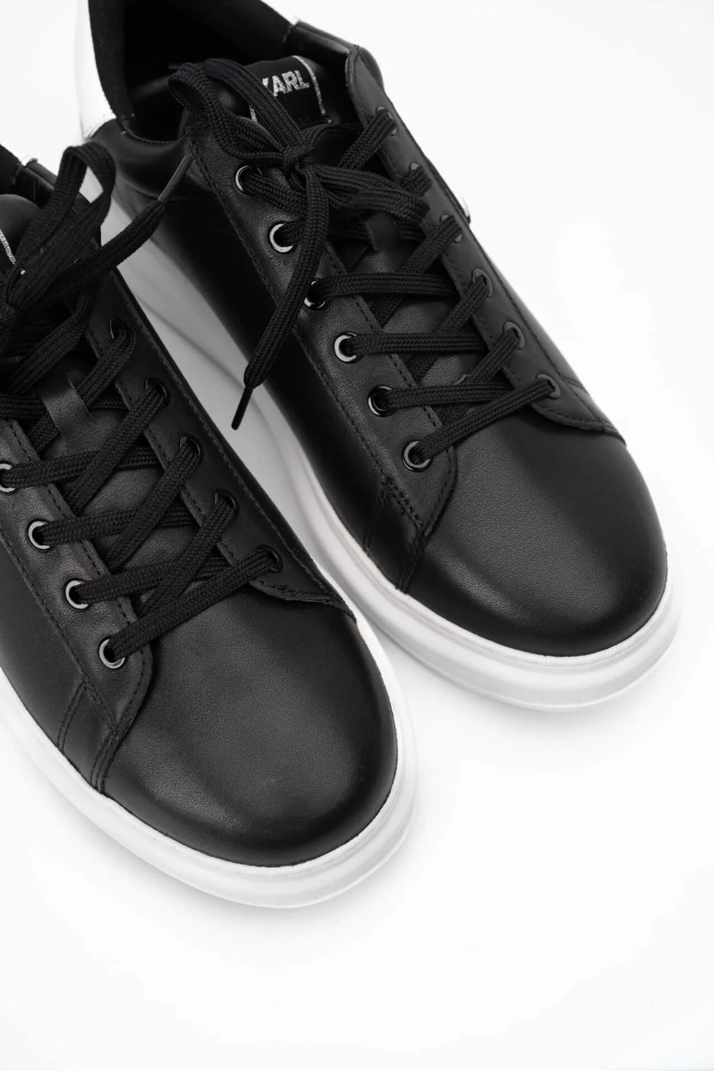 (Core) Karl Lagerfeld Men's Kapri NFT Lo Lace Sneaker Black Lthr KL52530N 000