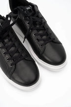 (Core) Karl Lagerfeld Men's Kapri NFT Lo Lace Sneaker Black Lthr KL52530N 000