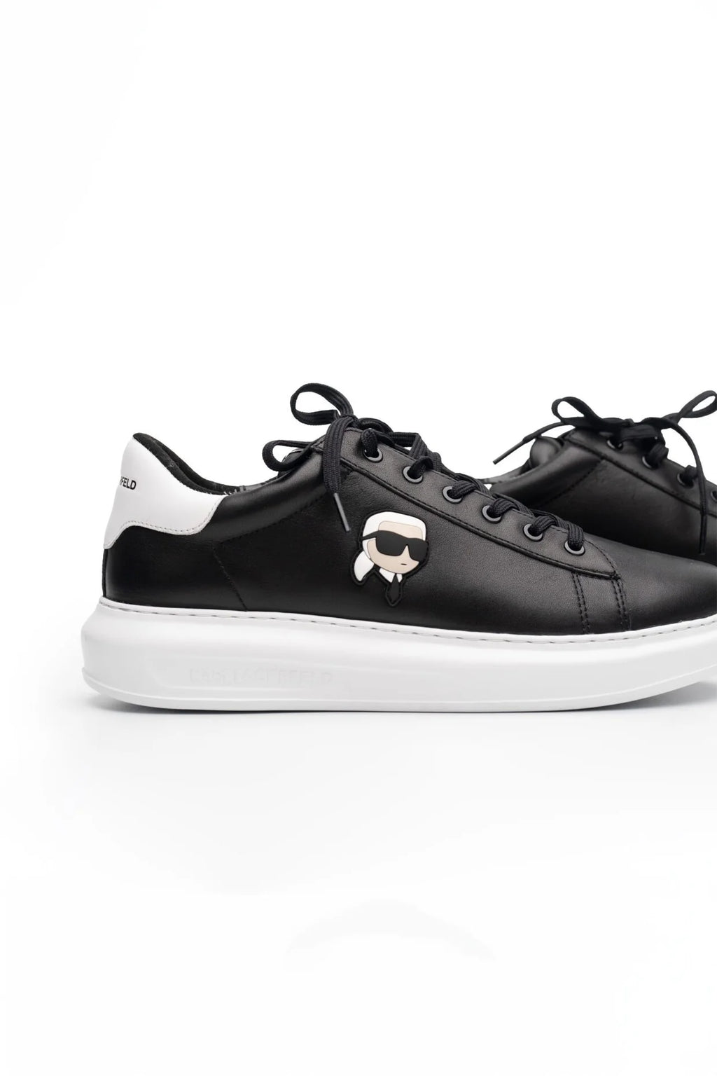(Core) Karl Lagerfeld Men's Kapri NFT Lo Lace Sneaker Black Lthr KL52530N 000