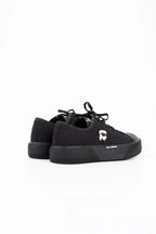 Karl Lagerfeld Men's Kampus Max NFT Lo Cnv Black Canvas Mono