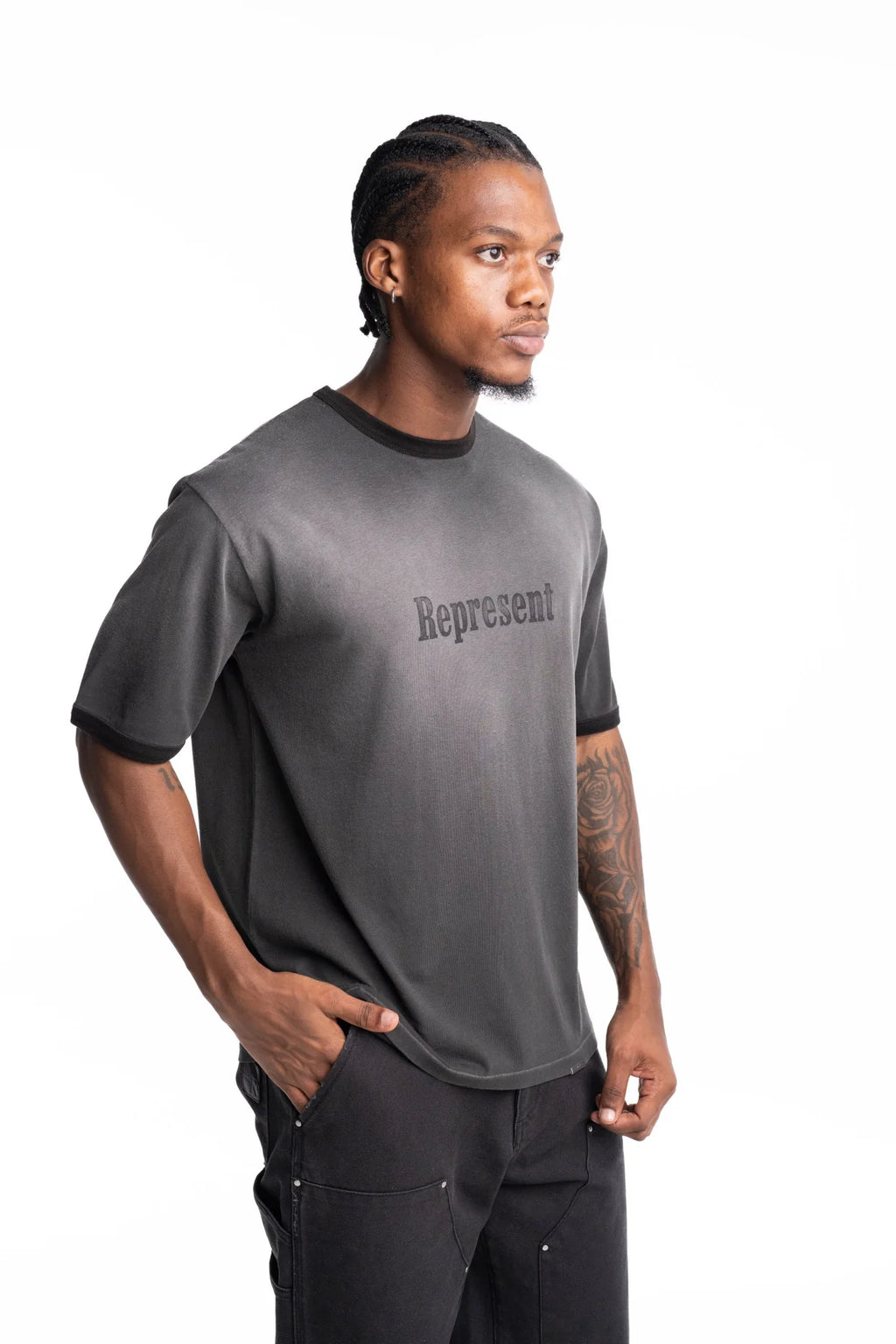 Represent Men's Represented Ringer T Shirt