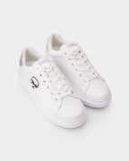 (Core) Karl Lagerfeld Ladies Kapri NFT Lo Lace White Lthr w/Silver KL62530N 01S