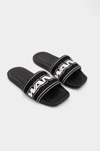 Alexander Wang AW Webbing Pool Slide Black