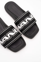 Alexander Wang AW Webbing Pool Slide Black