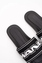 Alexander Wang AW Webbing Pool Slide Black