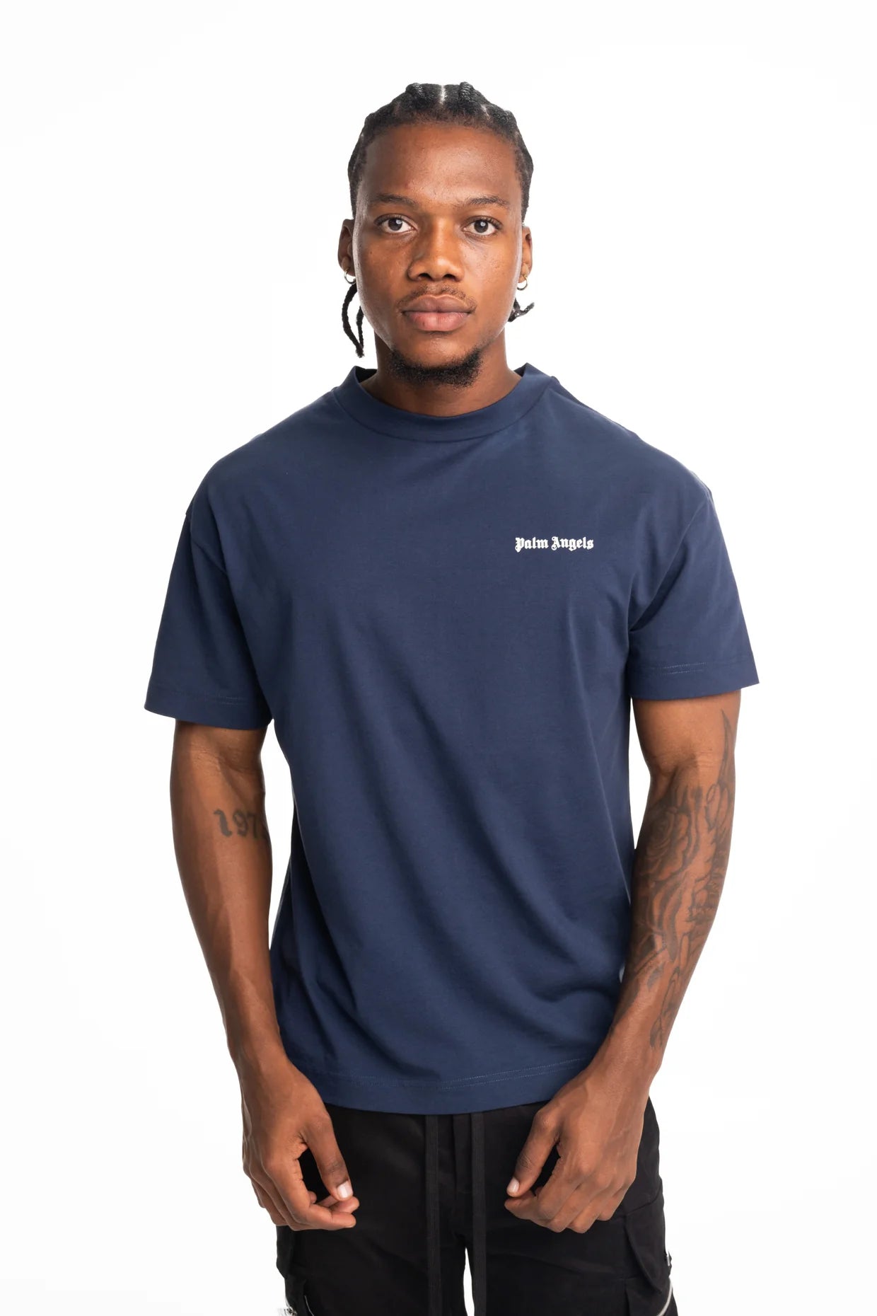 (Core) Palm Angels Men's BWN Classic Logo Tripack Tee